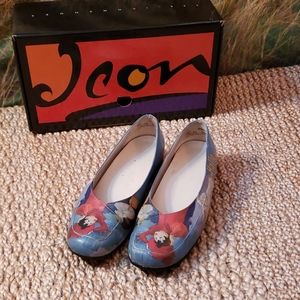 Icon Madame Butterfly Ballet Flats in Box 7.5